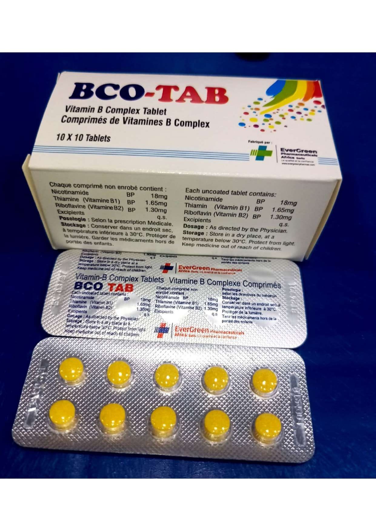 BCO TAB — Vitamines & Suppléments