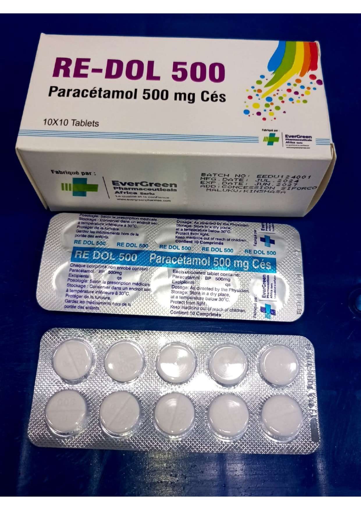 RE DOL 500 — Anti-inflammatoires / Antalgiques